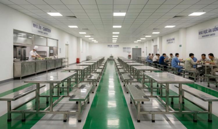 Bàn ăn KCN The One: Giải pháp toàn diện từ Gỗ công nghiệp đến Inox cao cấp