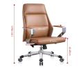 GHẾ GIÁM ĐỐC TITAN DA CAO CẤP GD35