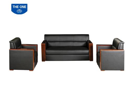 GHẾ SOFA VĂN PHÒNG SF38 PVC ĐEN