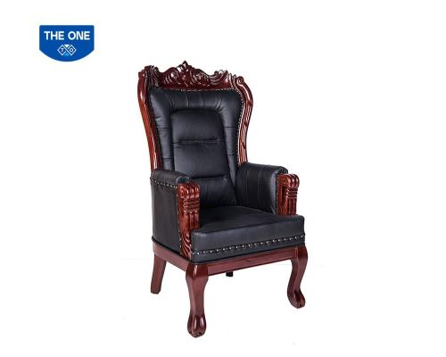 GHẾ LÃNH ĐẠO TQ23 DA THẬT NÂU