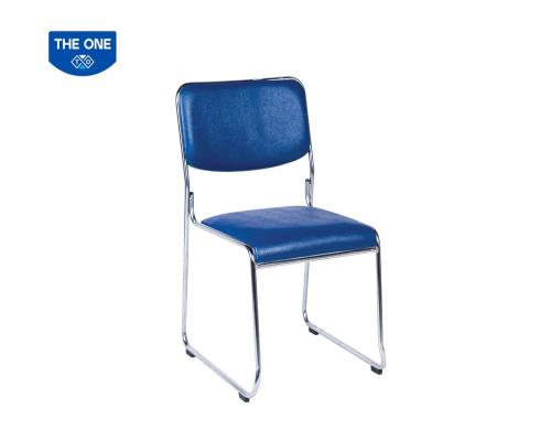 GHẾ CHÂN TĨNH G893 - KHUNG MẠ - TỰA PVC