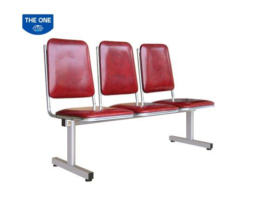 GHẾ PHÒNG CHỜ PC51 - KHUNG INOX - BĂNG 3 CHỖ